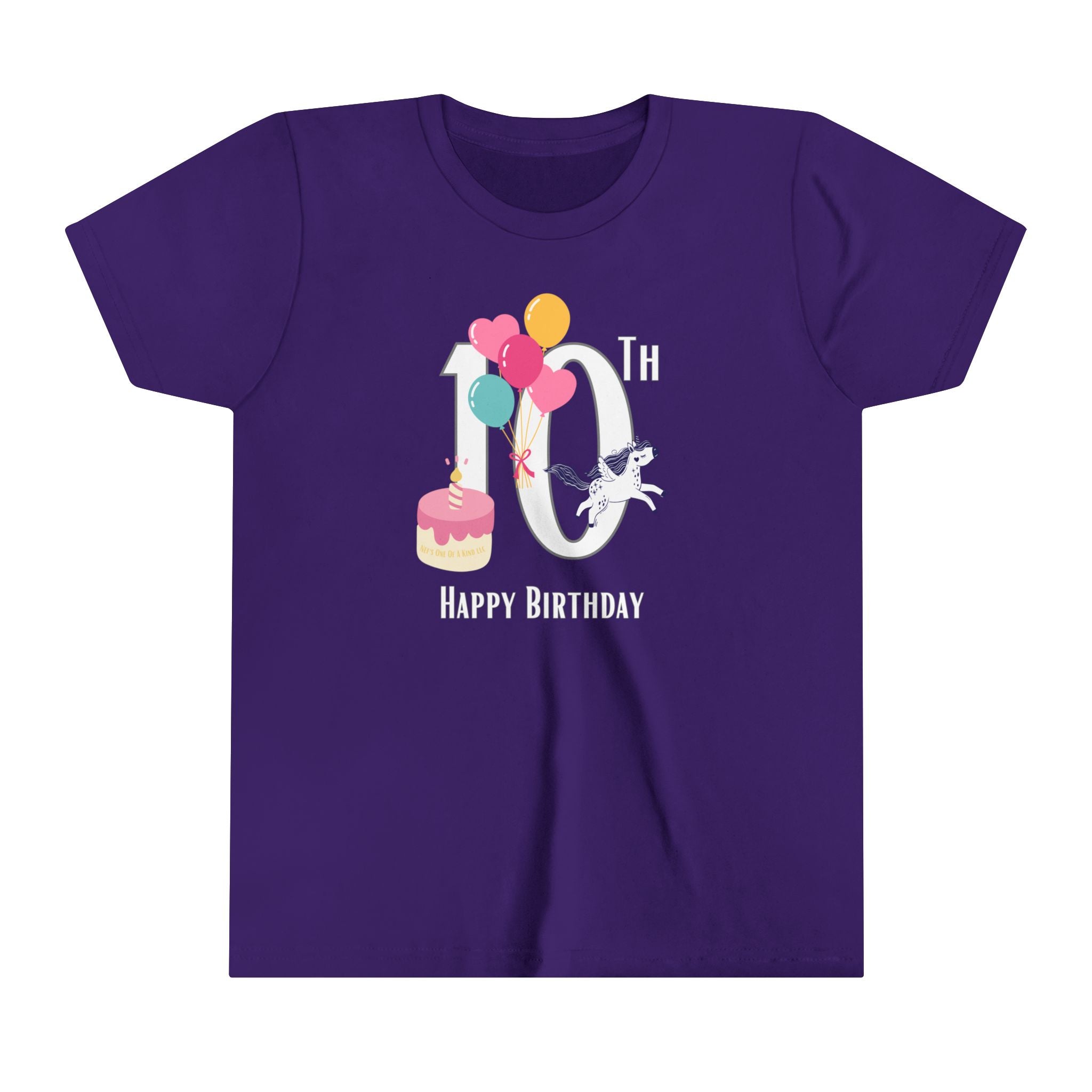 Happy 10th Birthday Unicorn Tee